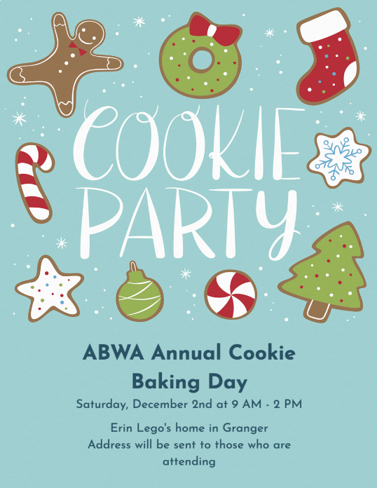 ABWA Annual Cookie Baking Day